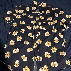 JCrew Short Sleeve Hawaiian Shirt Size XL